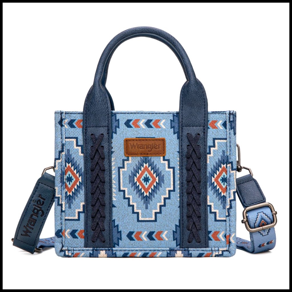 Mini Aztec Tote Bag With Adjustable Strap, Boho Style, Small Purse